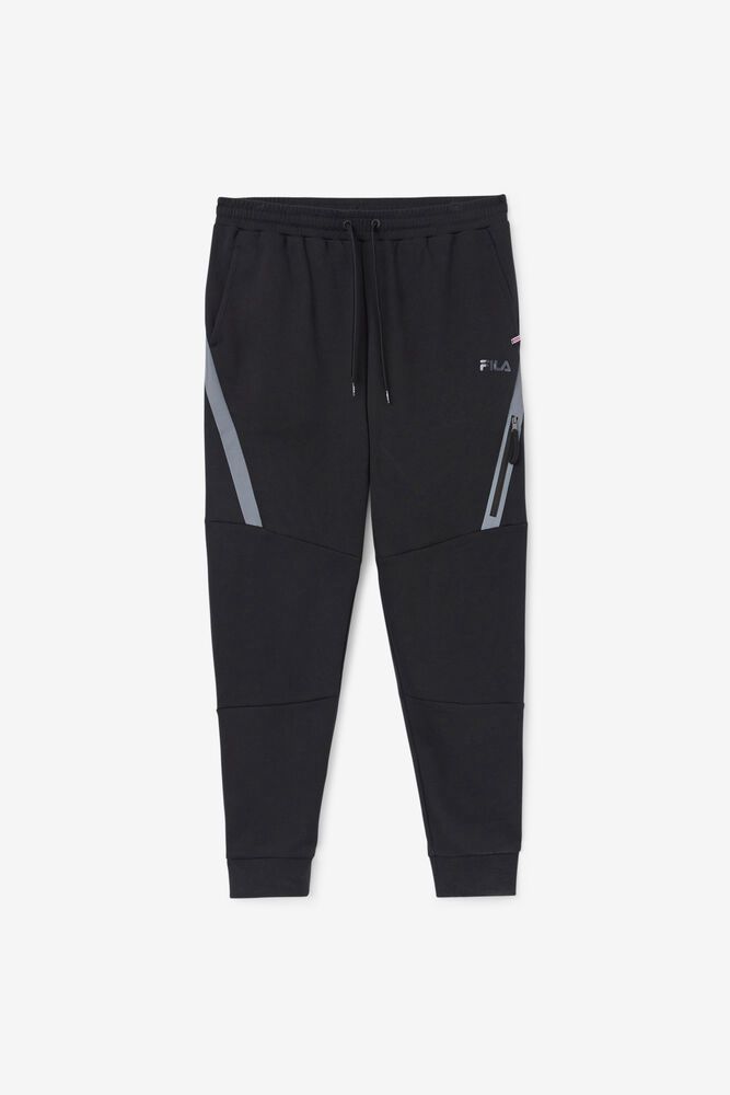 Fila Commuter Track Pants Black - Mens - 93420BUAE